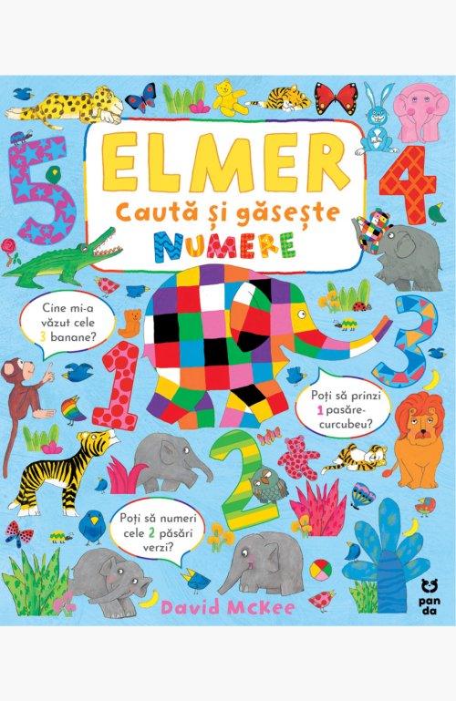 Elmer caută și găsește numere - David McKee