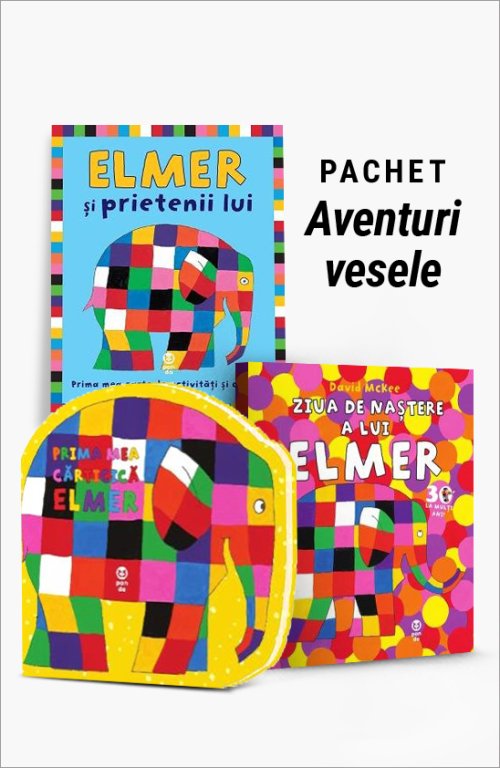 Pachet Aventuri vesele - David McKee