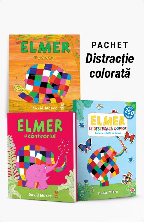 Pachet Distracție colorată - David McKee