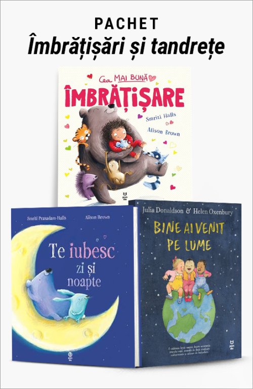 Pachet Îmbrățișări și tandrețe - Smriti Halls, Alison Brown, Smriti Prasadam-Halls, Julia Donaldson