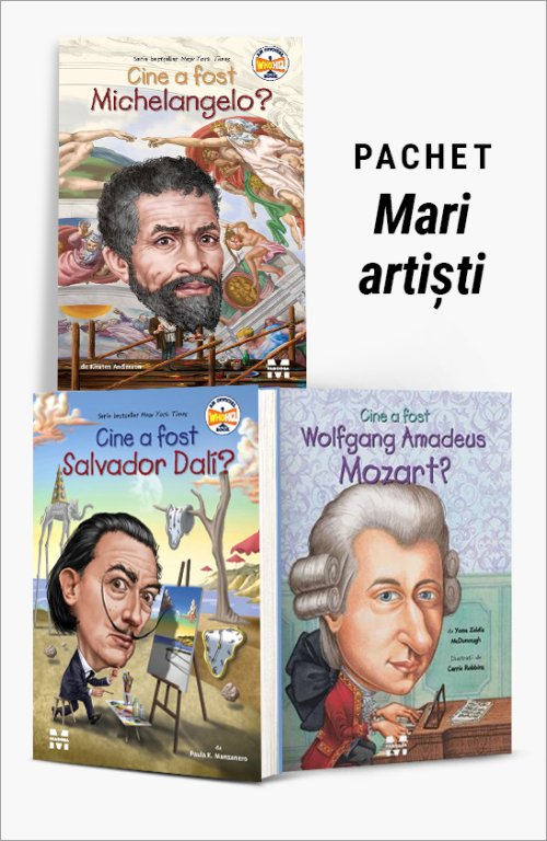 Pachet Mari artiști - Kirsten Anderson, Paula K. Manzanero, Yona Zeldis McDonough, Carrie Robbins