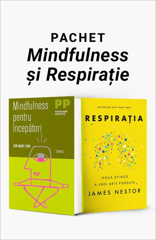 Pachet Mindfulness și Respirație - Jon Kabat-Zinn, Ph.D., James Nestor