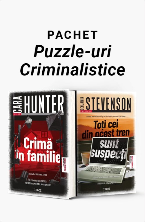 Pachet Puzzle-uri Criminalistice - Cara Hunter
