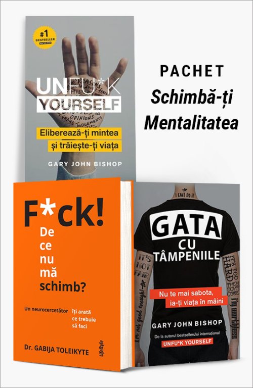 Pachet Schimbă-ți Mentalitatea - Gary John Bishop, Gabija Toleikyte