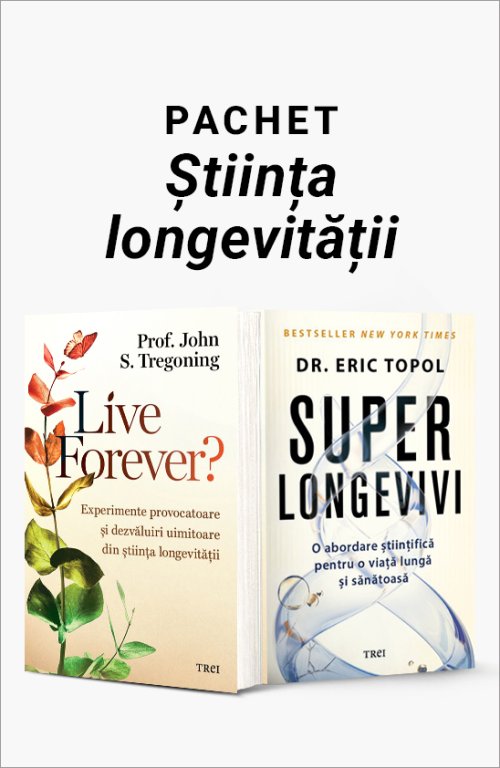 Pachet Știința longevității - Prof. John S. Tregoning, Dr. Eric Topol
